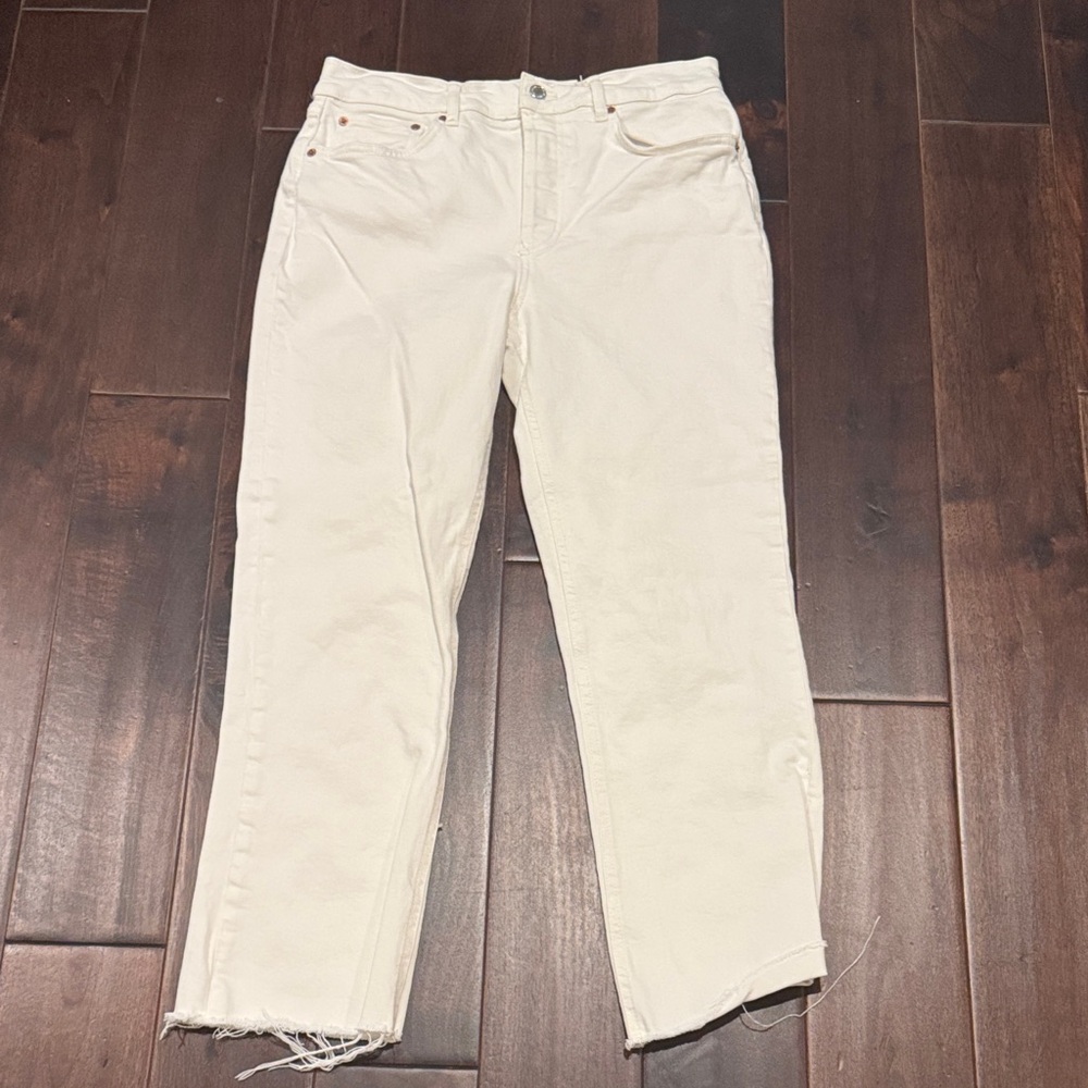 Women’s White Zara Jeans